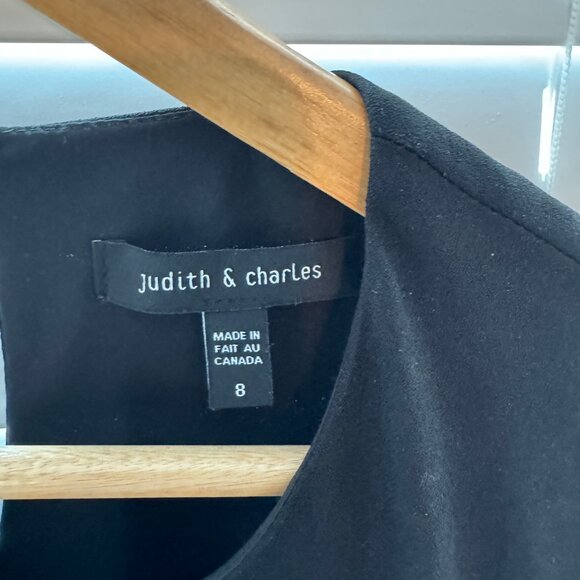 Judith and Charles Sleeveless Black Midi Dress - Picture 15 of 15